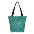 thumbnail image 3 of Fotbe Aquamarine Glitter Pattern Beach Tote,Shoulder Handbag,Spacious Tote Bag,Lightweight Travel Bag,Versatile Shopping Bag, 3 of 9