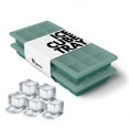 thumbnail image 1 of Bandeja para cubitos de hielo glacio pequeña de silicona con tapas, sin BPA, juego de 2, 1 of 6