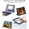 thumbnail image 5 of ESR Flex Keyboard Case Compatible with iPad 11th Gen (A16) & 10th Gen (10.9"), Ultra-Light Magnetic Detachable Keyboard, Writing/Viewing Modes & Larger Trackpad, Blue, 5 of 9