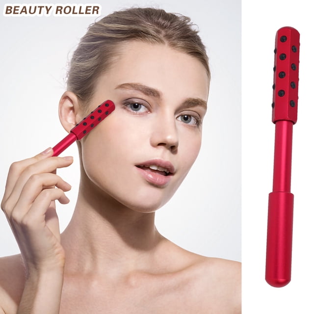 Fiudx Beauty Stick, Herramienta de Masaje Facial, Barra Facial Dorada, Solución Reafirmante y Reafirmante, Promueve La Circulación y La Renovación Celular, Rutina Diaria de Cuidado de La Piel, Diseña