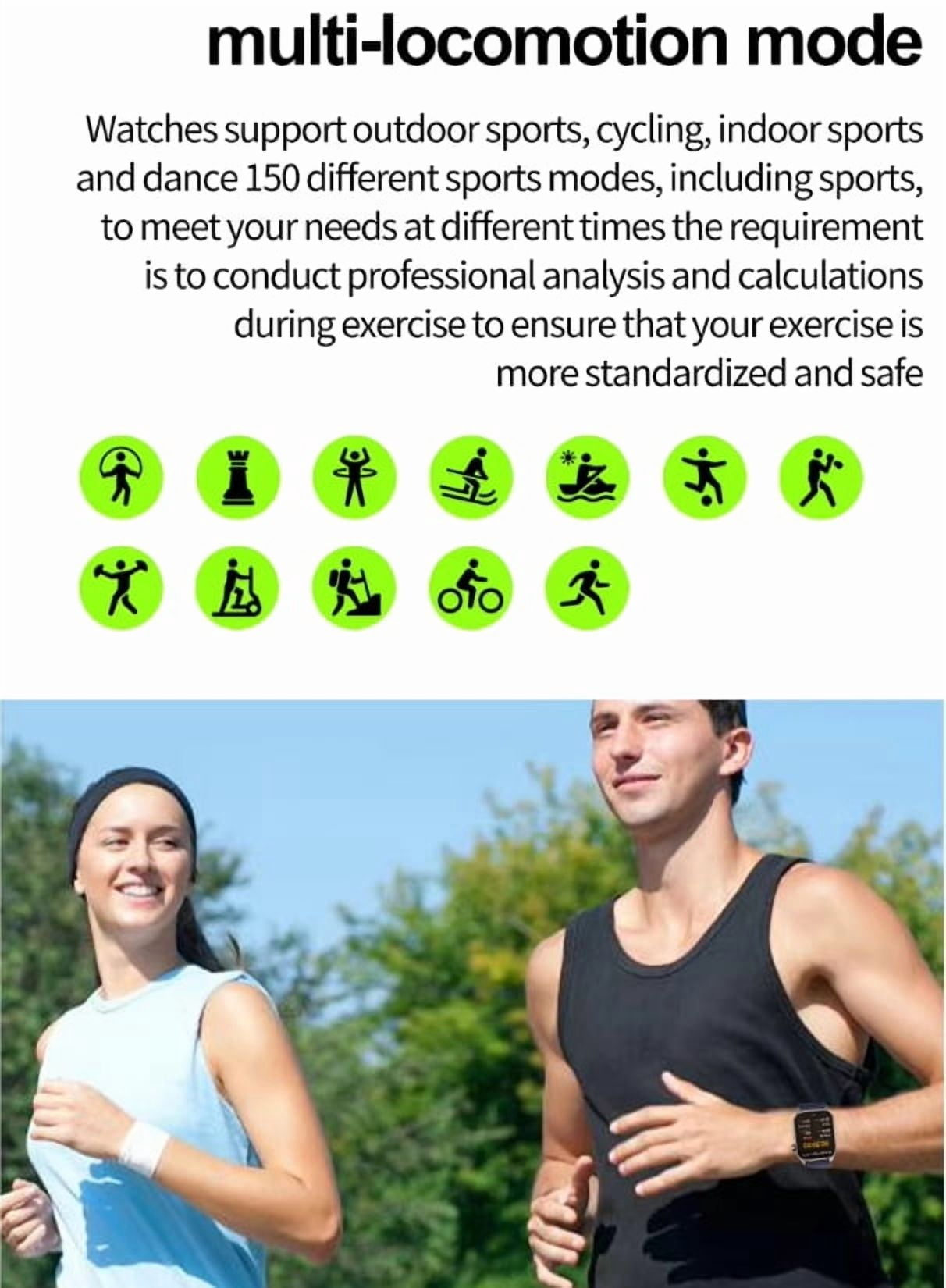 LAATIKUI ET580 smart watch bluetooth call monitoring sports waterproof smart watch