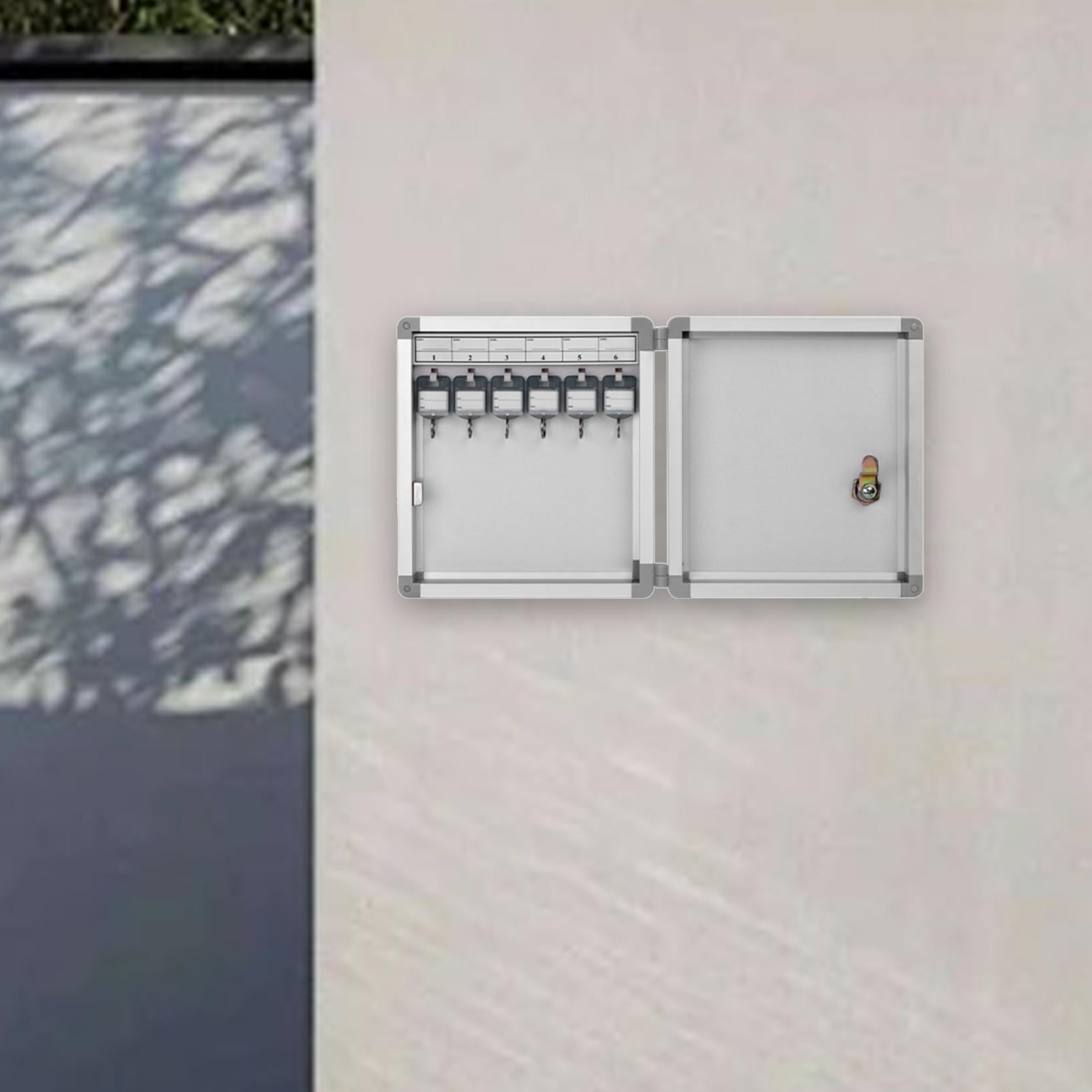figatia Key Lock Box Key Cabinet Security Wall Mounted Key Organizer Key for Garage Rental Managements Complexes 205x60x213mm