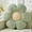 Green-plush, variant on Flower Pillow, Cute Daisy Decorative Throw Pillow Cushion 15.75" White Home Decorative Pillows for Bed, Sofa, Couch