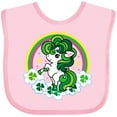 thumbnail image 3 of Inktastic Unicorn St Patricks Day Irish Girls Baby Bib, 3 of 4