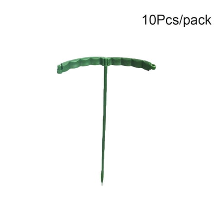 10Pcs/set U Shape Reusable Racks Detachable Flower Pot Border Holder Climbing Trellis Support Ring Plant Support LARGE