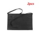thumbnail image 5 of Cintura corta Delantales para hombres con bolsillos Professional Home Suministros Media Longitud para Grill Restaurant Bar Shop Cafes Negro 2 Piezas Yuarrent HA012091-01, 5 of 7