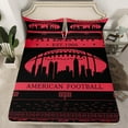 thumbnail image 2 of Feelyou American Football Bed Sheets for Kids Teens, Atlanta Print King Sheets, Sport Theme Sheet Set, Boys Room Decor, 2 of 7
