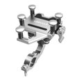 thumbnail image 3 of Soporte para teléfono de bicicleta, fácil de instalar, a prueba de golpes, ajustable, clip para teléfono de motocicleta Plata, 3 of 7