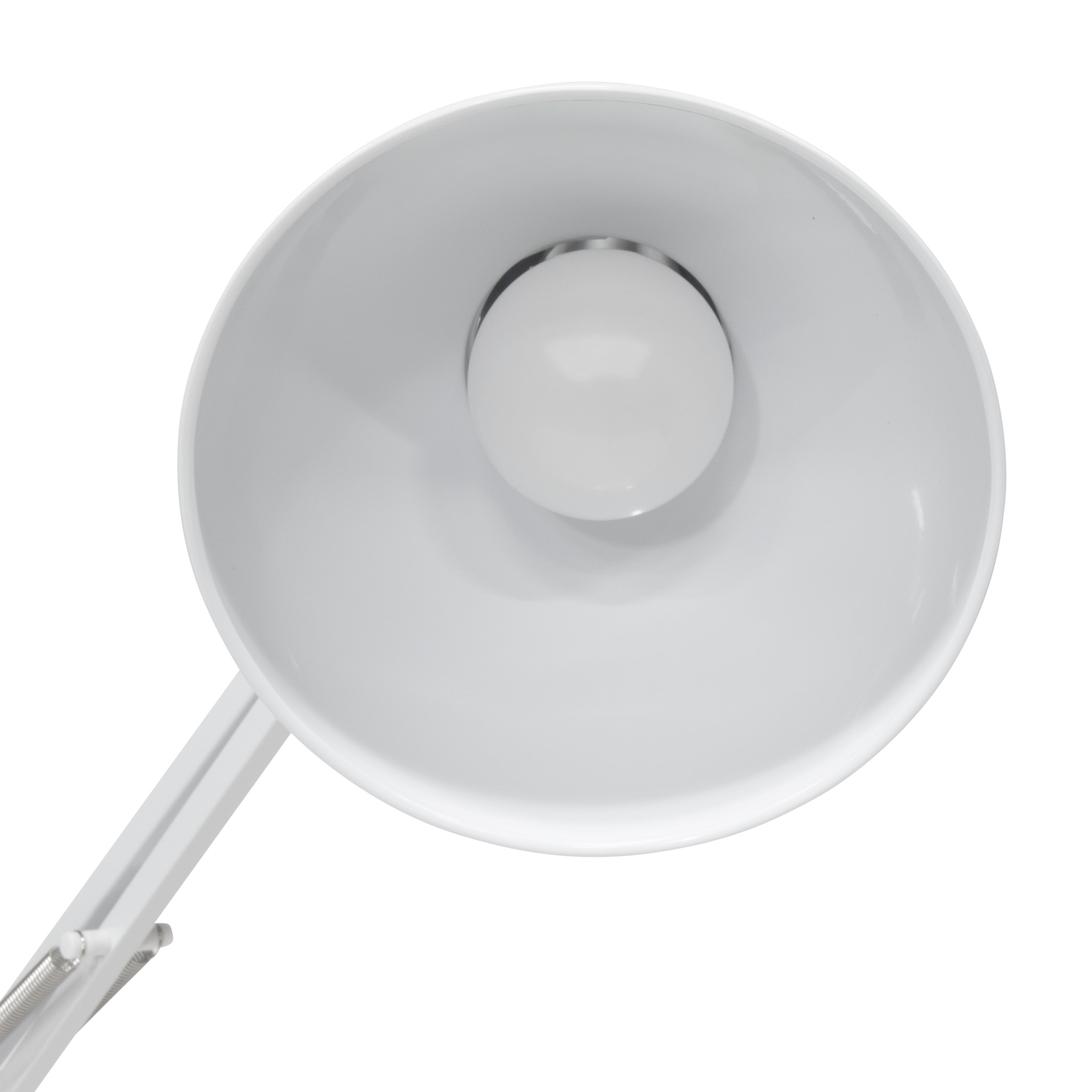 Studio Designs Metal Adjustable Desk Lamp with LED Bulb and Clamp Base