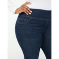 thumbnail image 3 of Sofia Jeans Women's Plus Size Melisa Curvy Flare Pull-On Jeans, 3 of 6