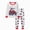 H473-Red, variant on TOWED22 Toddler Kids Pajamas 2pcs Long Sleeves Pjs Sets Print PJs for Boys Girls Fall Winter Sleepwear 3 6 9 12 18 24 Months 2 3 4 5 6 7 8 9 Years(Yellow,2-3 Y)