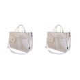 thumbnail image 4 of Youkk Sac de Collège Sac de Voyage Restez Organisé et à la Mode en Déplacement Sangle Réglable beige 2ensemble, 4 of 6
