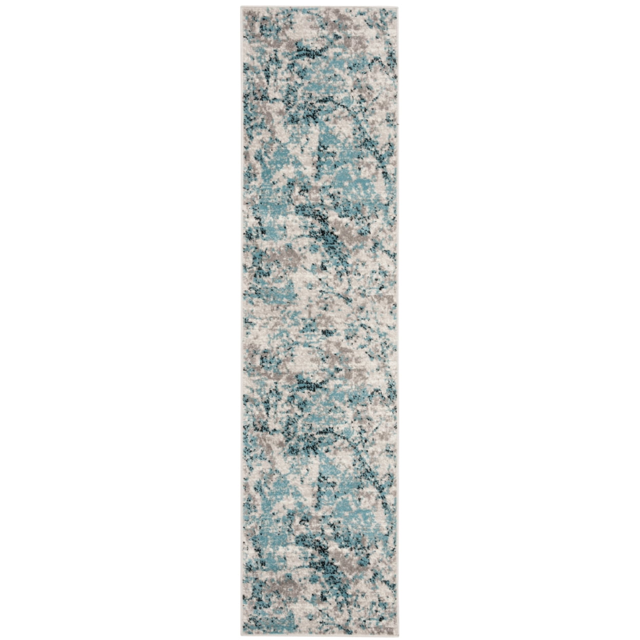 SAFAVIEH Skyler Collection SKY186M Blue / Ivory Rug
