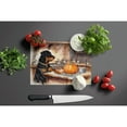 thumbnail image 3 of Carolines Treasures DAC1805LCB 15 x 12 in. Unisex Rottweiler Fall Kitchen Pumpkins Glass Cutting Board - Large, 3 of 5
