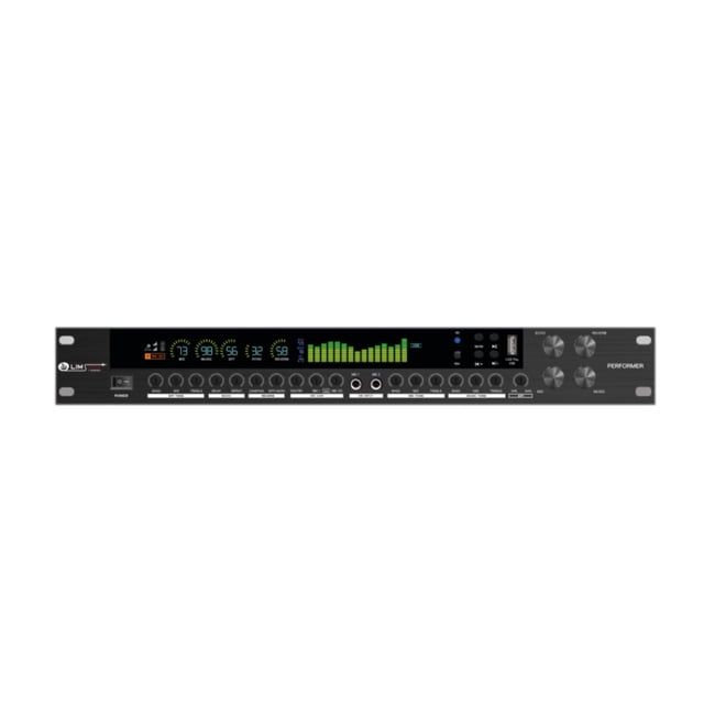 Preamplificador para Karaoke PERFORMER LIM AUDIO, Conexión Bluetooth, 3 Micrófonos