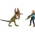 thumbnail image 4 of Figura de dinosaurio original de Jurassic World Dino Trackers, juguete de dinosaurio Ankylosaurus Baryonyx Triceratops Indoraptor, daño extremo, 4 of 5