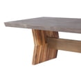 thumbnail image 4 of Tov Furniture TOV-D7063 30 x 86.6 x 43.3 in. Astoria Dark Grey Concrete Table, 4 of 11