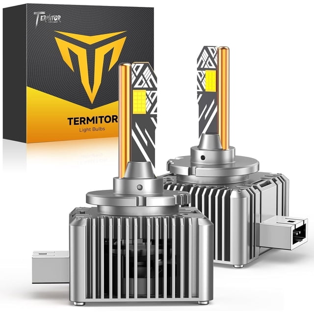 Bombillas LED Termitor D3S de 36,000 lm, 900% más brillantes, 6500 K, paquete de 2
