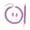 Purple, variant on Pebbuoy 3Pcs/set Fashion Jewelry Set Women Resin Thick Twist Chain Necklace Bracelet Hook Earrings Set Punk Jewelry Accessories