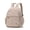 khaki, variant on Mini Backpack for Women, Lightweight Nylon Small Casual Daypack with Multi Pockets, Water-Resistant Bookbag for Travel & Daily Use, Black