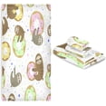 thumbnail image 7 of Dreamtimes Donut Sloth Towel Set of 3, Highly Absorbent Soft Towels with Bath Towel, Hand Towel and Washcloth for Bathroom Hotel Gym Spa, 7 of 7