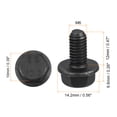 thumbnail image 2 of M6x12mm Hex Flange Bolts, 20 Pack 10.9 Grade Carbon Steel Hexagon Head Screws, 2 of 5
