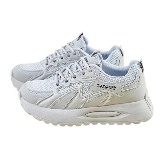 CHICVOMEY Platform Sneakers for Women Comfortable Lace-Up Sneakers Lightweight Versatile Walking Shoes Ideal for Daily Wear and Walking