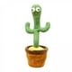 thumbnail image 1 of 4xCute Electric Cactus Plush Doll  Dancing Toy Decoración Grabación Parrot USB Sunnimix juguetes eléctricos de cactus de baile, 1 of 7