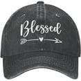 thumbnail image 2 of Blessed Baseball Cap Golf Dad Hat Adjustable Unconstructed for Men Women, One Size-X-Large, 2 of 8