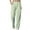 Green, variant on WQQZJJ Women's Pajama Pants with Pockets Elastic Waist Loose High Waist Straight Leg PJ Pants Grid Casual Trousers Size S-2XL