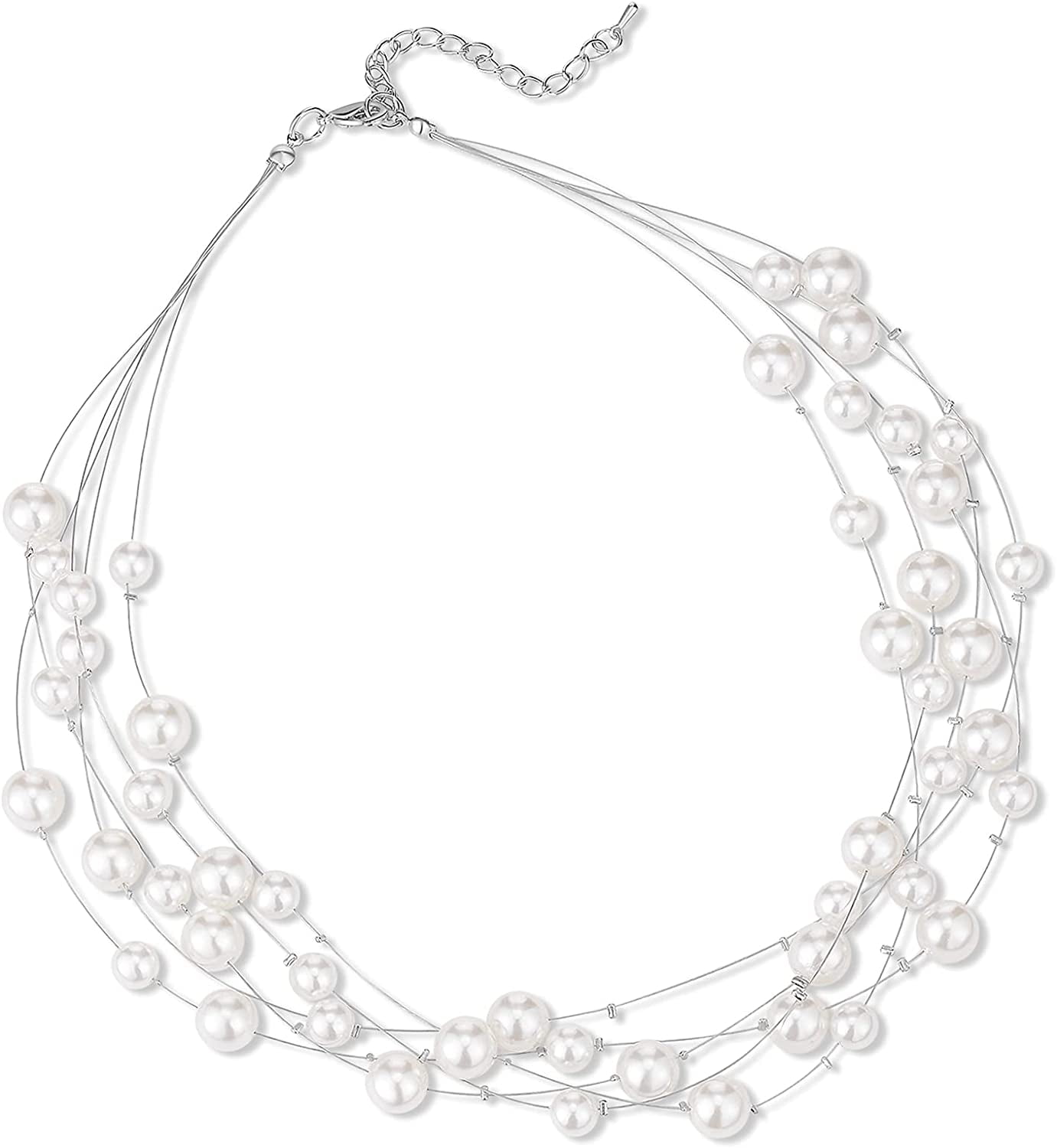 Take Note - Silver White Pearl Necklace - Paparazzi Accessories - Bling  With Dawn