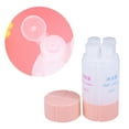 thumbnail image 2 of Juego de botellas de viaje 4 en 1 de 60 ml, organizadas y a prueba de fugas, con dispensadores para champú, loción y jabón (rosa), 2 of 5