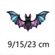 thumbnail image 3 of Halloween Bat Stained Glass Suncatcher Art Suncatcher Decoration,C, 3 of 5