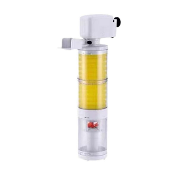 Filtro interno para pecera Limpia los desechos de los peces Fácil instalación Limpieza del filtro de desechos 25W