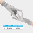 thumbnail image 6 of NIBOLOG 1 Pair Flippable Fingertips Anti-slip Silicone Sun Protection Gloves Elastic Cuff Ladies Anti-UV Sunscreen Mesh Thin Gloves Cycling Accessories, 6 of 8