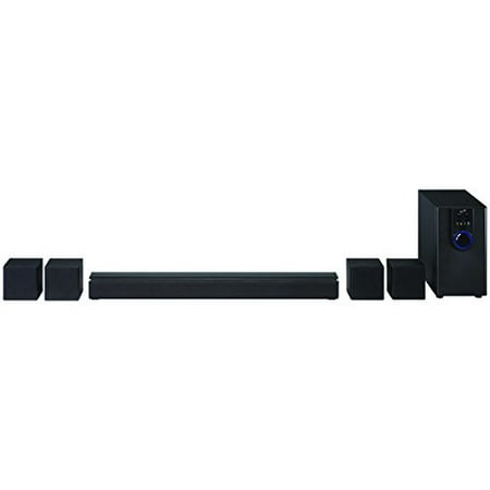 Restored iLive IHTB138B Home Theater System with Bluetooth, 26 Inch Speaker with 4 Satellites and Subwoofer, Black (Refurbished)