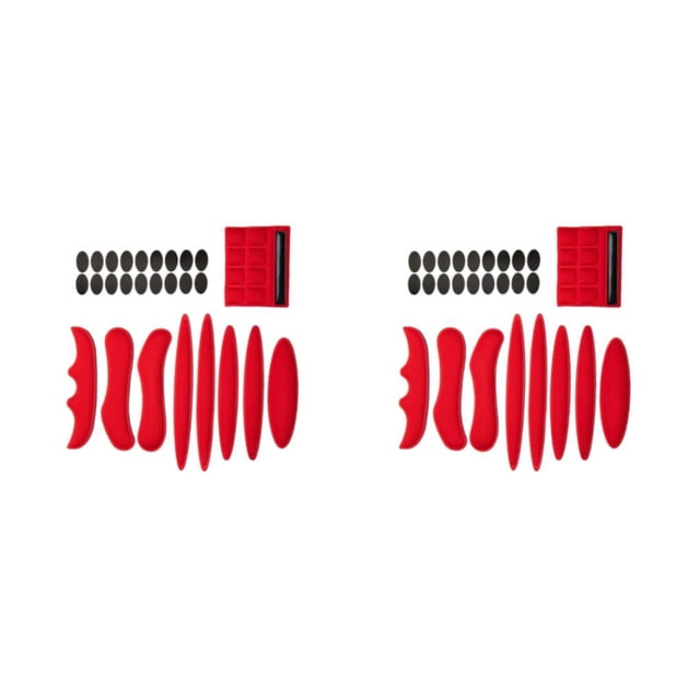 Almohadilla transpirable Toystoory para casco de motocicleta 2Conjunto rojo