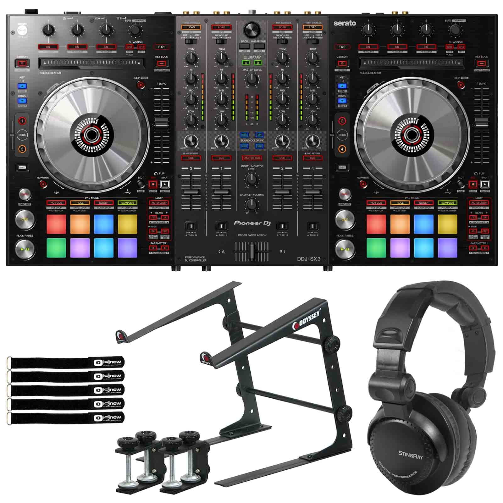 Pioneer DJ DDJ-SX3 4-channel Serato DJ Pro Controller with