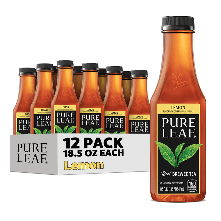 Pure Leaf Sweetened Lemon Iced Tea, 18.5 fl oz, 12 Pack photo 1