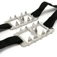 thumbnail image 4 of 4 PCS  10 Toothed Non-Slip Lacing Crampons Wear-resistant Shoe Cover Shoe Chain, 4 of 6