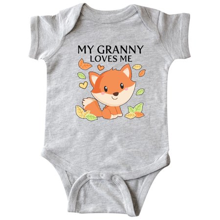 

Inktastic My Granny Loves Me- Little Fox Gift Baby Boy or Baby Girl Bodysuit