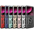 thumbnail image 2 of For Motorola Moto Razr 2024 Case, Shock Proof Phone Cover with Kickstand - Blue, 2 of 5