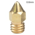 thumbnail image 1 of Piezas del cabezal de impresión del extrusor de boquilla de impresora 3D Reemplazo de filamento de 1,75 mm para Zortrax M200, latón de calibre 0,6 mm Advancent  EL000438-05, 1 of 2