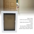 thumbnail image 3 of Pet Door, Dog Door With Soft  Flap And Sliding Lock Panel, Lockable  Strong Durable Pet Flap Door For Small Medium Dogs And Puppies, Interior Exterior Doors, 3 of 8