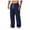 Navy, variant on BLCHUNen Linen Pants for Men Lightweight Loose Breathable Drawstring Elastic Waist Running Sports Workout Pants with Pockets