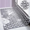 thumbnail image 2 of Bathroom Anti-Slip Mat Shower Anti-Fall Floor Mat Plastic Rectangle Carpet Toilet Round Hollow Waterproof Rugs TPE Suction Pad Bath Rugs, 2 of 6