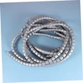 thumbnail image 3 of HINTRMENT 1Pcs Cable Protector Spiral Grey PE for Home and Office Use, 3 of 8