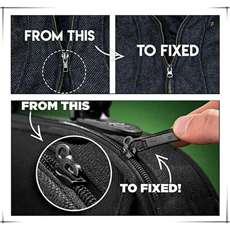 Zipper Repair Kit Universal Zipper Fixer 6PCS Removable
