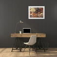thumbnail image 3 of Unknown 18x15 White Modern Wood Framed Museum Art Print Titled - Drinking Hole, 3 of 4