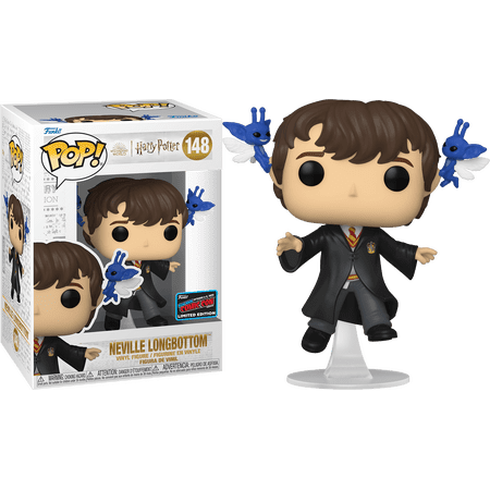 Funko POP! Movies Harry Potter Neville Longbottom (with Pixies) #148 Limited Edition 2022 NYCC Exclusive Sticker